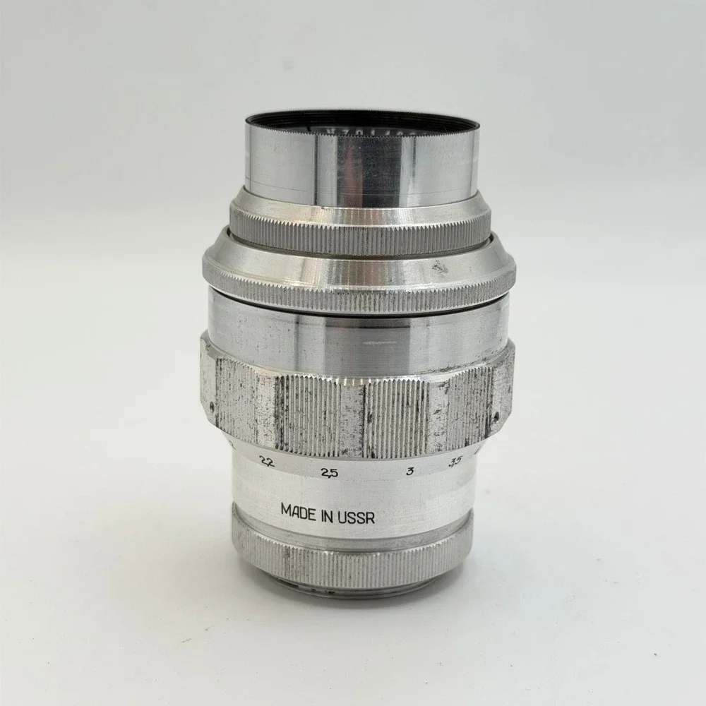 Jupiter-11 135mm f/4 Soviet Telephoto Lens Silver USSR Serial N7014808 VGC